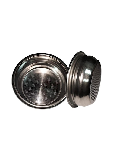 Mufunye 58mm İki Kişilik Çelik Kahve Tozu Kasesi - Modern Tasarım, Taze Saklama, El Filtre Uyumlu Diğer