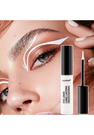 8renkli Eyeliner Sıvı Kalem Su Geçirmez Giymek Kolay Makyaj Mat Göz Kalemi Mavi 04 2.5ml Black Brown