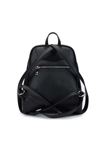 Tamer Tanca Kadın Vegan Siyah Sırt Çantası 1099 200 Bn Cnt Sk24-25 Sıyah Siyah