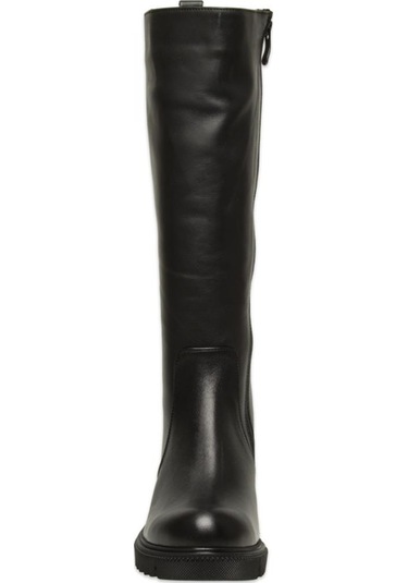 Mammamia D25kc-2330 Kalin Topuklu Günlük Siyah Kadın Çizme Siyah