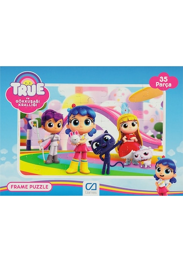 True Ve Gökkuşağı Kırallığı Frame Puzzle 35 Parça 3+ Yaş R1b15446623n1