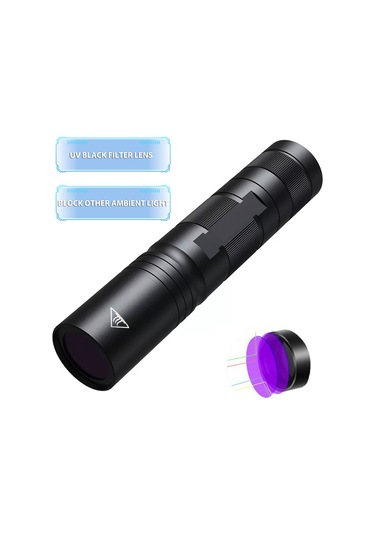 Uv 365nm Işık, 20w Taşınabilir Şarj Edilebilir Wood's Lambası Mini El Tipi Uv El Feneri Köpek İdrarı, Evcil Hayvan Lekeleri, Reçine Kürleme, Floresan Maddesi Siyah