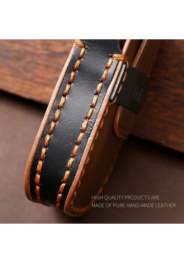 Wondernest Hallmo Subaru Forester Uyumlu Sığır Derisi Anahtar Kılıfı - Siyah