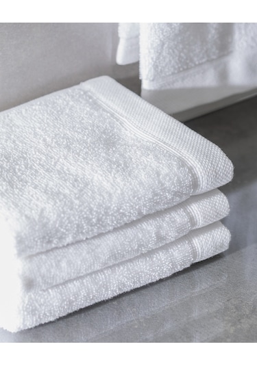 Avelia 4'lü %100 Pamuk El Havlusu - Beyaz - 30x50 Cm 8684427281376 Çok Renkli