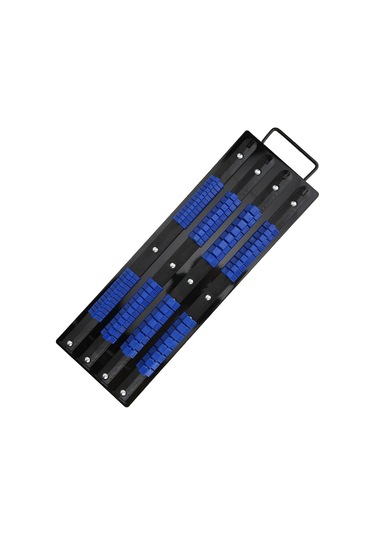 Symbee Çelik Soket Rafı, 80 Adet Çift 1/4", 3/8", 1/2" İle Sağlam Saklama, Taşıma Kolaylığı Ve Dayanıklılık