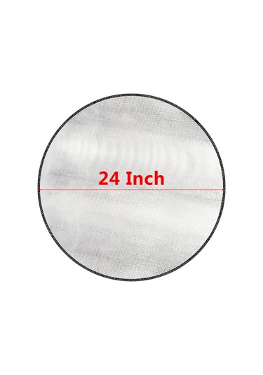 24 İnç Yuvarlak Ateş Çukuru Matı Yangına Dayanıklı Izgara Matı Güverte