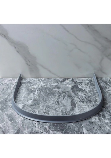 Tenfowee Siyah Silikon Su Engelleyici 100cm, Otomatik Yapışkan Kapı Altı Su Geçirmez Müdahale Şeridi Siyah