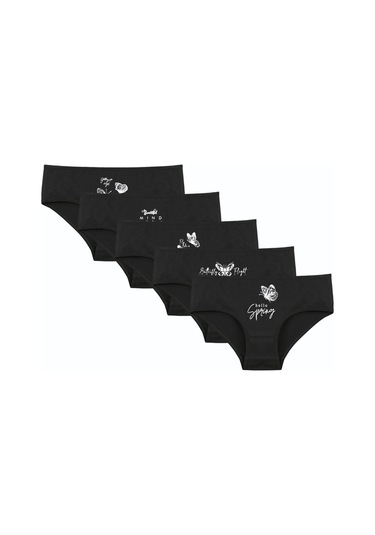 5'li Kadın Külot 3171sb2 Siyah