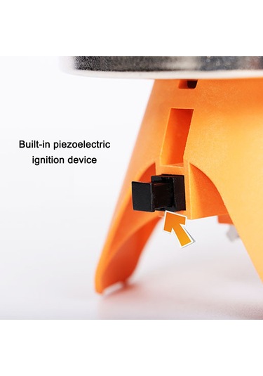 Ranyeek Dışarıda Kullanım İçin Taşınabilir, Rüzgar Dayanıklı, 1800w, Tek Ocaklı, Gazlı Çadır Ocağı - Inox Ve Alüminyum Konstrüksiyon, Ayırılmış Tasarım Çok Renkli