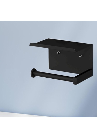 Suntek Banyo Tuvalet Mutfak A Için Telefon Rafı Siyah-bir