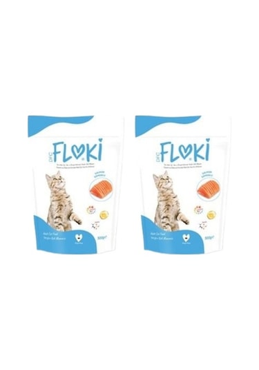 Floki Somonlu Yetişkin Kedi Maması 2 x 500 G