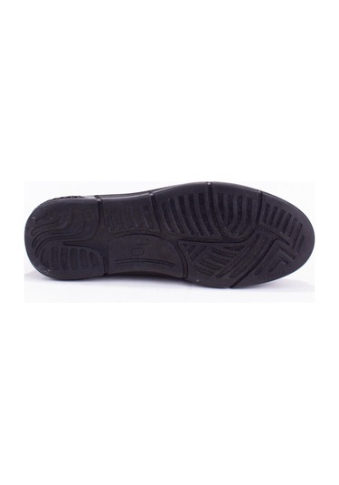 Hammer Jack 10221577 Siyah Ortopedik Günlük Erkek Deri Ayakkabı Siyah