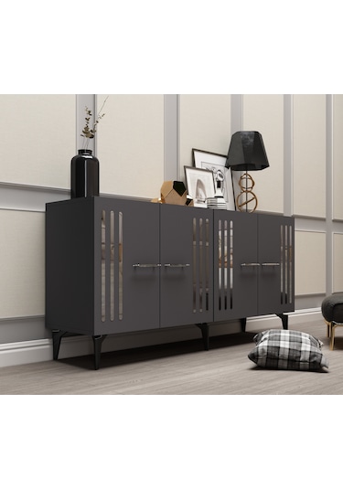 Boru Dolap,çekmece,mobilya Kulbu 4 Adet Gümüş