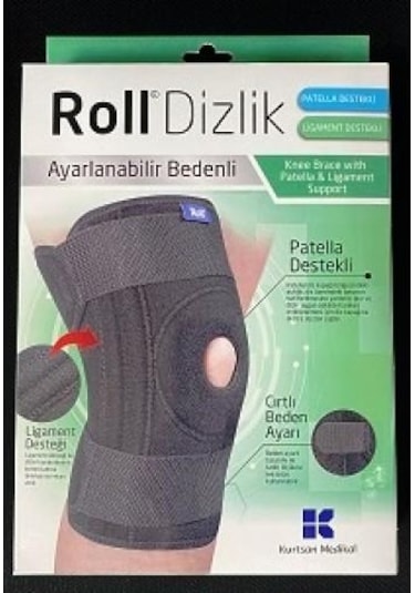 Roll Dizlik Patella & Ligament Destekli Ayarlanabilir Beden