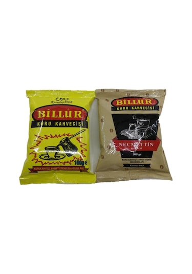 Billur Türk Kahvesi + Necmettin Kahve 2 x 100 G