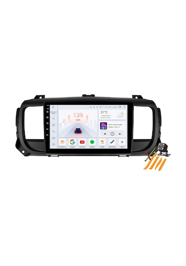 Cıtroen Jumpy/spacetourer 2016+ Multimedya Navigasyon Usb Kamera Carplayer