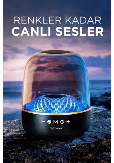 D33 Siyah Taşınabilir Kablosuz Bluetooth Hoparlör