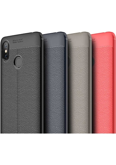 Xiaomi Mi Max 3 Kılıf Deri Tarzı Niss Silikon Case