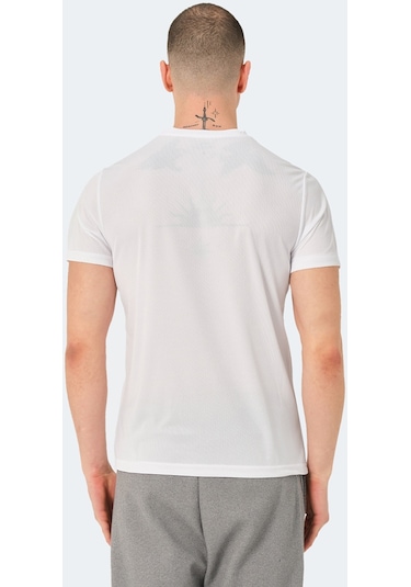 Slazenger READ IN Erkek  Beyaz Tişört