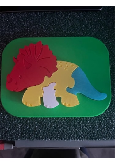 Triceratops - Çocuklar İçin Bulmaca