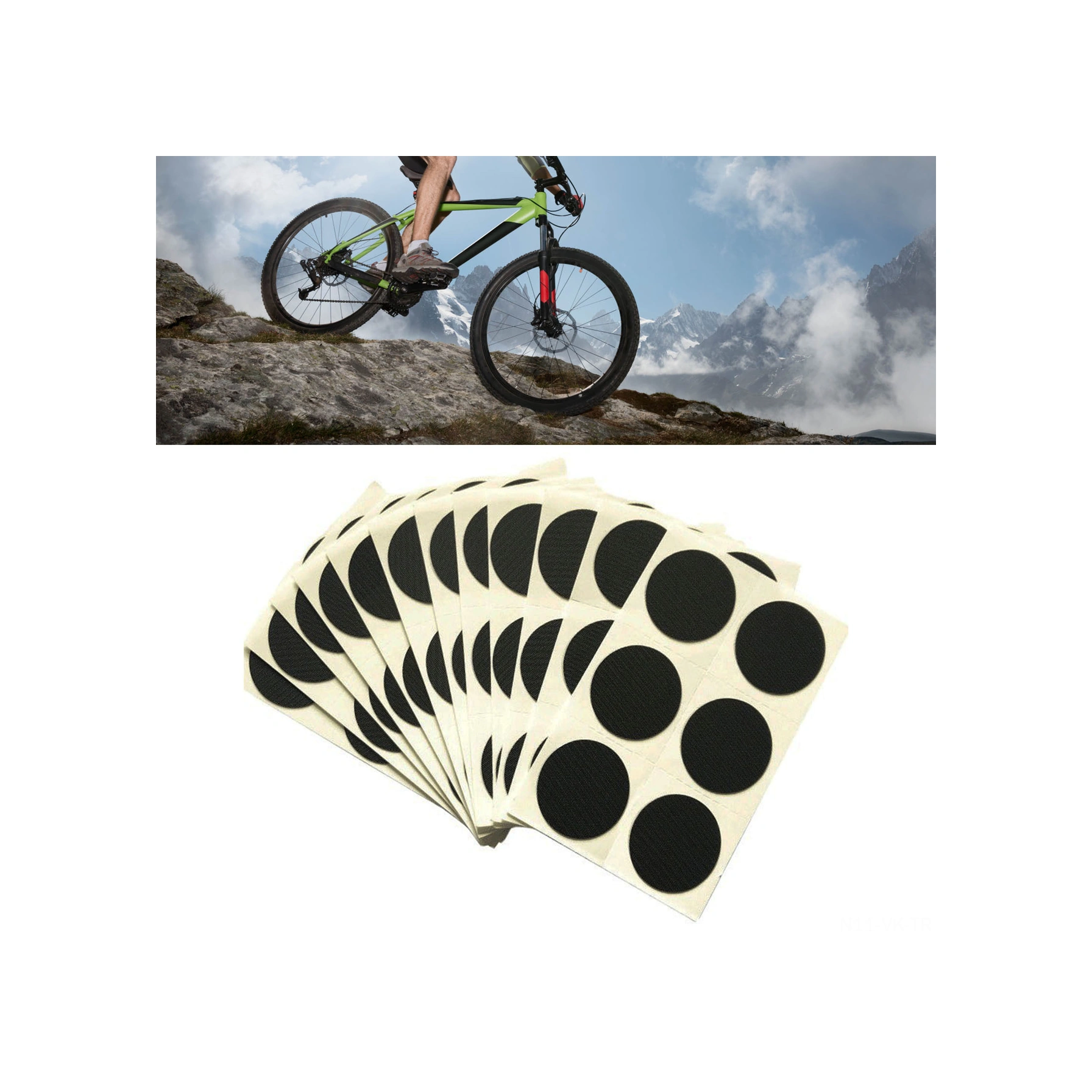 Vkemall Bisiklet İç Lastik Tamir Patiği, Silikon Materyal, Gluessiz, Uzun Mesafe Sürüşü İçin, Pratik Ve Taşınabilir, Dağ Bisikleti Ve Bisikletler İçin