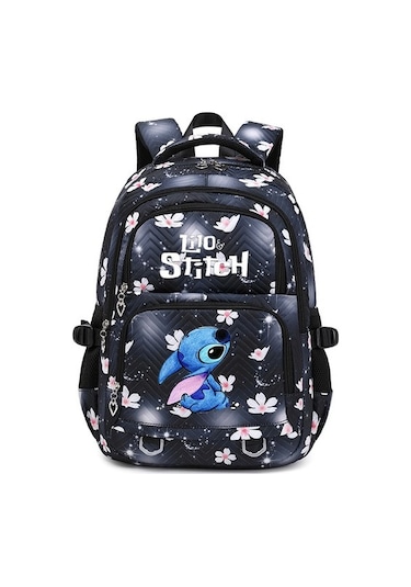 Szypzstore Lilo Stitch Zarif Çiçek Moda Kadın Sırt Çantası Kadın Taşınabilir Su Geçirmez Seyahat Çantası Genç Kız Öğrenciler Sırt Çantası Mochila W0f78x Diğer