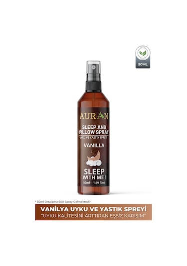 Auran Vanilya Uyku ve Yastık Spreyi 50 ML