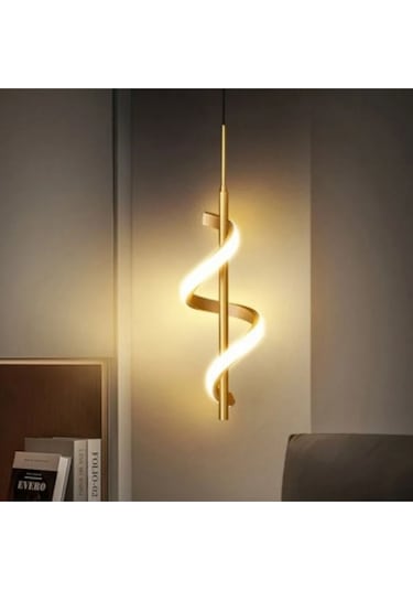 Helheim Modern Sarkıt Ledli Avize Eskitme