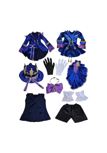 Genshin İmpact Furina Cosplay Anime Kostümü