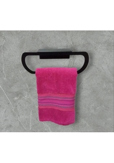 Kalisi İçi Yuvarlak Havluluk Mat Siyah Siyah