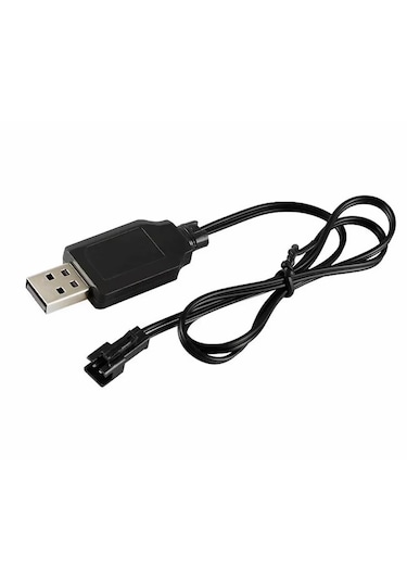 3.7v / 3.6v Lityum Pil Usb Şarj Kablosu Jst Sm-2p Soket Lipo