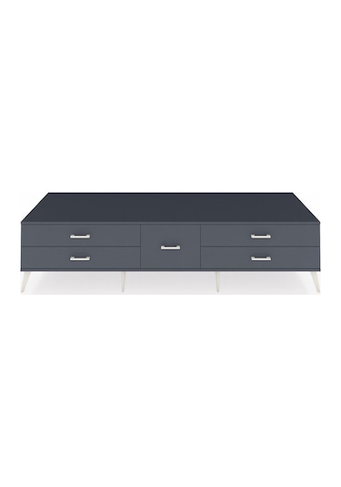 Kronos Tv Ünitesi 5 Çekmeceli 220x59x51 Antrasit-aytaşı/antrasit Aytası/antrasıt - Antrasıt Kronos Tv Ünitesi 5 Çekmeceli 220x59x51 Antrasit-aytaşı/antrasit Aytası/antrasıt - Antrasıt