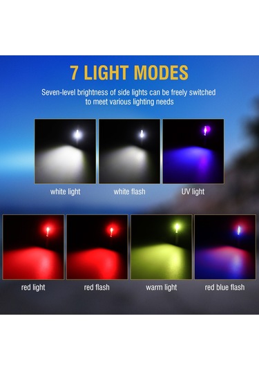 Reedark Usb Şarjlı Led Çalışma Lambası - 500lm 12 Işık Modu, Alüminyum Gövde, Ipx5 Su Geçirmez, Manyetik Ve Döner Kafa Siyah