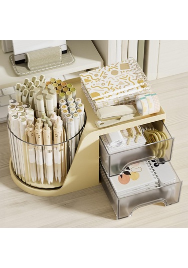 Homyl 360 Dönen Makyaj Organizatör Kalem Tutucu Çok