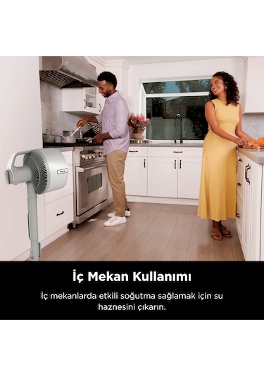 Shark Flexbreeze Promist FA300EU Taşınabilir Buharlı Fan