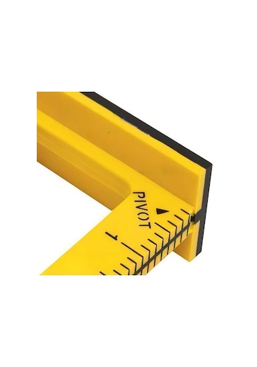 Stanley Stht46011 Çift Renkli Abs Plastik İnç Ölçülü Gönye 12''