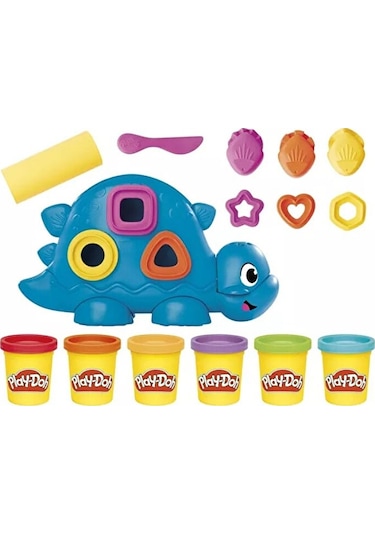 Play Doh Başlangıç Şekiller Ve Renkler Dino Oyun Seti G0491 renkli