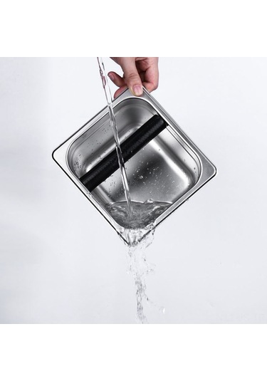 Jeemson Küçük Boy Paslanmaz Çelik Kahve Telvesi, Kahve Artıkları İçin Vurma Kutusuna Uygun, Fonksiyonel Depolama Kabı Diğer