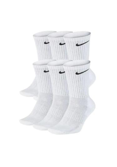 Nike Std Everyday Cushion Crew Çorap Sx7666-100 Klasik Beyaz