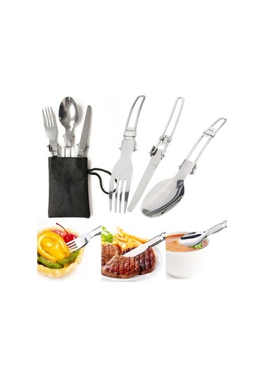 Createtech Tencere Seti: Paslanmaz Katlanır Kamp Ocağı, Renkli Piknik Keyfi - Skycity Cx Çok Renkli