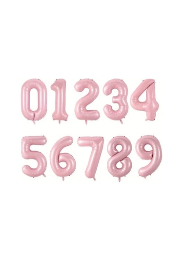 Beysüs Pembe 2 Rakam Folyo Balon 80 Cm PEMBE