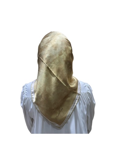 Piramit 90 X 90 Dj Luxer Rayon Eşarp-5972-2 - 90 X 90 / 18 Gold