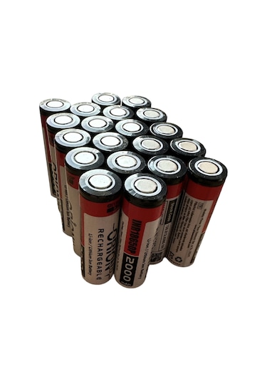 Orion 20 Adet 18650p 3.7v 2000mah 15c Şarj Edilebilir Pil