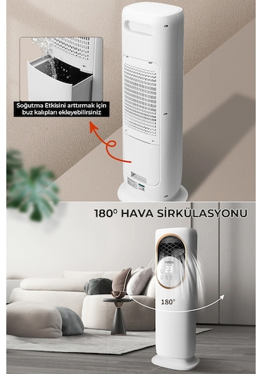 Robo Uzaktan Kumandalı Sıcak Soğuk Hava Isıtıcı Soğutucu Ünite