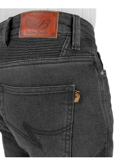The Biker Jeans Iron Shield Flexi Korumalı Motosiklet Kot Pantolonu