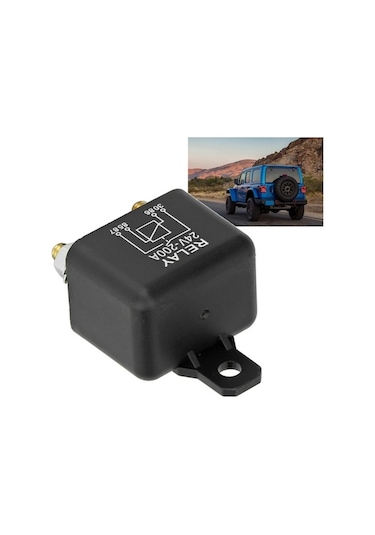 24v 200a Yüksek Akımlı Araç Başlatma Rölesi - Pirinç Bobinli, 4 Pinli, Geniş Kullanım Alanı