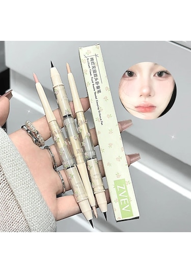 Çift Başlı Yalan İpekböceği Kalem Sedefli Mat Fosforlu Kalem Parlatıcı 01 C01