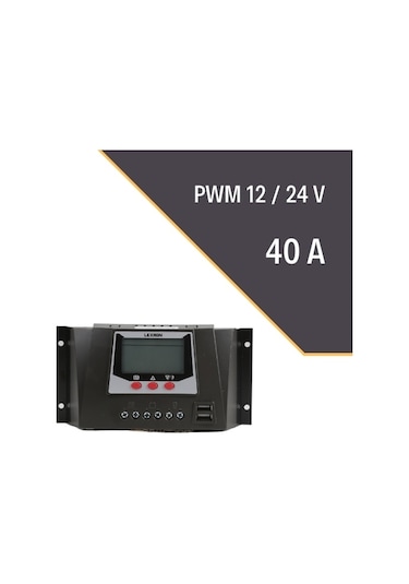 Lexron 40 A 12/24V Pwm Solar Şarj Kontrol Cihazı