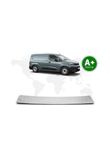 Opel Combo Panelvan Krom Arka Tampon Eşiği 2024 Model Ve Sonrası