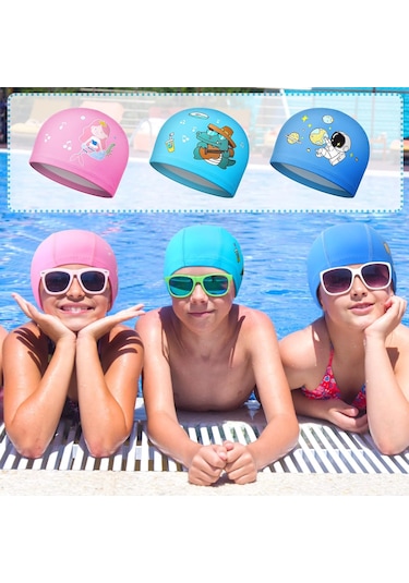 Parça Çocuk Yüzme Boneleri Denizkızı Astronot Dinozor Yüzme Bonel Çok Renkli